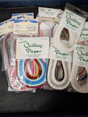 20 packages quilling paper